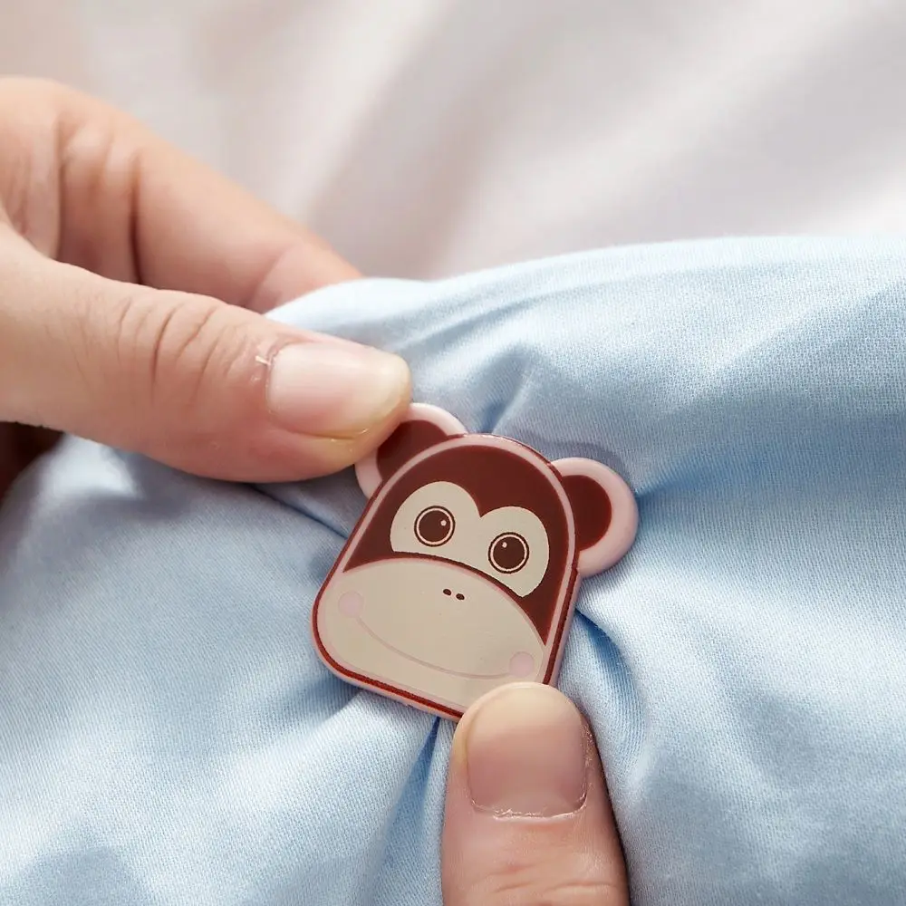 4 шт. покрывало для кровати с животными Нескользящие фиксаторы фиксированные