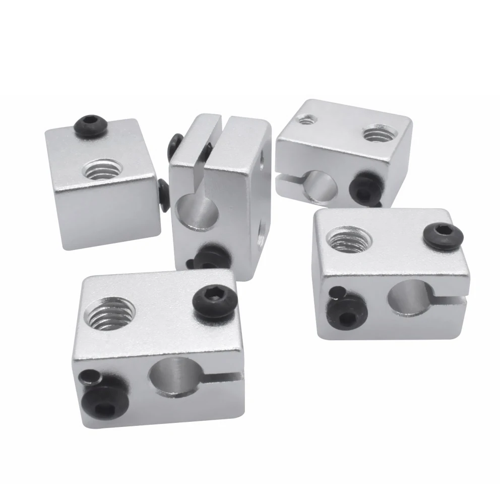 Алюминиевый Термоблок V6 для V5 J head Extruder HotEnd запчасти 3D принтеров нагреватель
