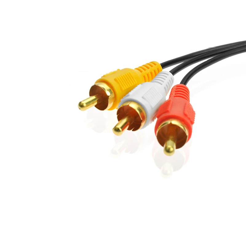3 5 мм разъем для RCA Мужской Аудио Видео AV кабель AUX стерео шнур 3RCA конвертер провод
