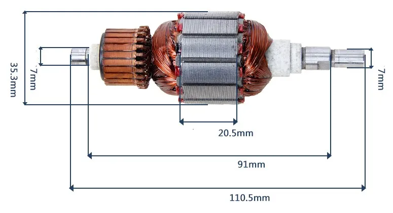 

High quality armature replament for makita BO4510 electric sander DC 220V