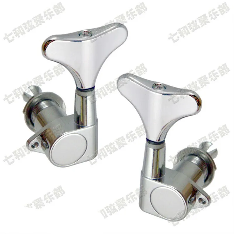 Хромовые электротюнинговые прищепки для бас-гитары 3R2L головки машины клавиши