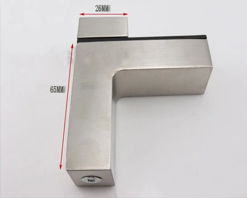 F Форма цинковый сплав стеклянный зажим держатель угловой KF532|glass clamp|glass clamp holderclamp