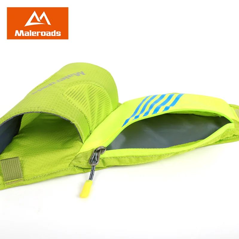 Забавная поясная сумка Runing с держателем для бутылки водой черный велосипедный