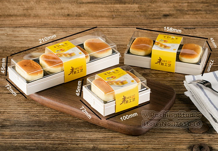 Деревянная коробка + прозрачное окно из ПВХ для пищевых продуктов готовый сыр