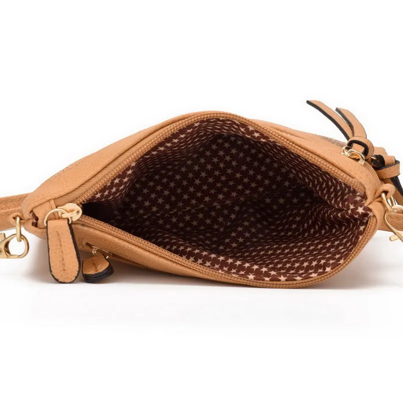 JIARUO мода мульти карман на молнии для женщин небольшой мини плеча Crossbody сумка женская сумка сумки сумка для мобильного телефона