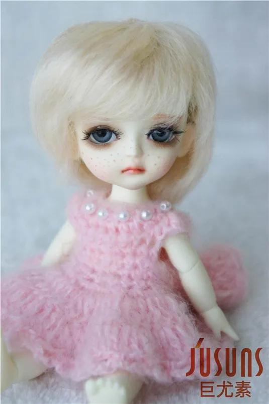JD071 1/8 BJD кукольные парики мохер парик 5-6 дюймов мальчик короткий парик для моды куклы, крошечные куклы аксессуары