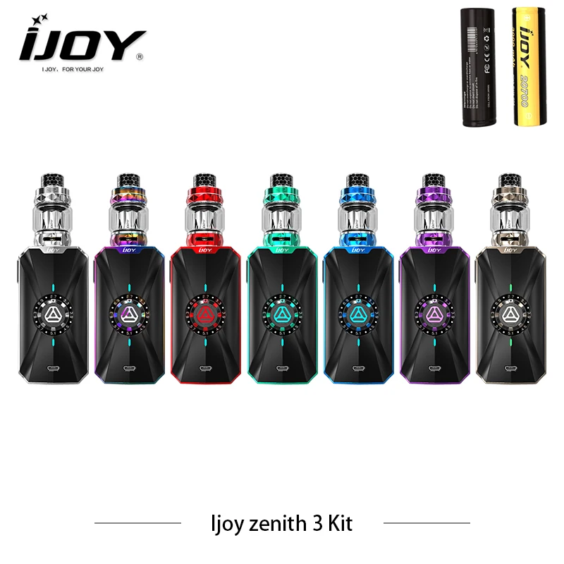Оригинальный испаритель комплект IJOY Зенит 3 электронные сигареты поле Mod Vape 360 Вт