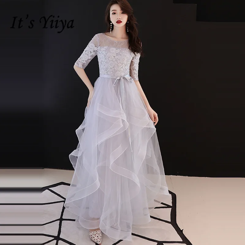 Вечернее платье из тюля для свадьбы кружевные платья с вышивкой выпускных