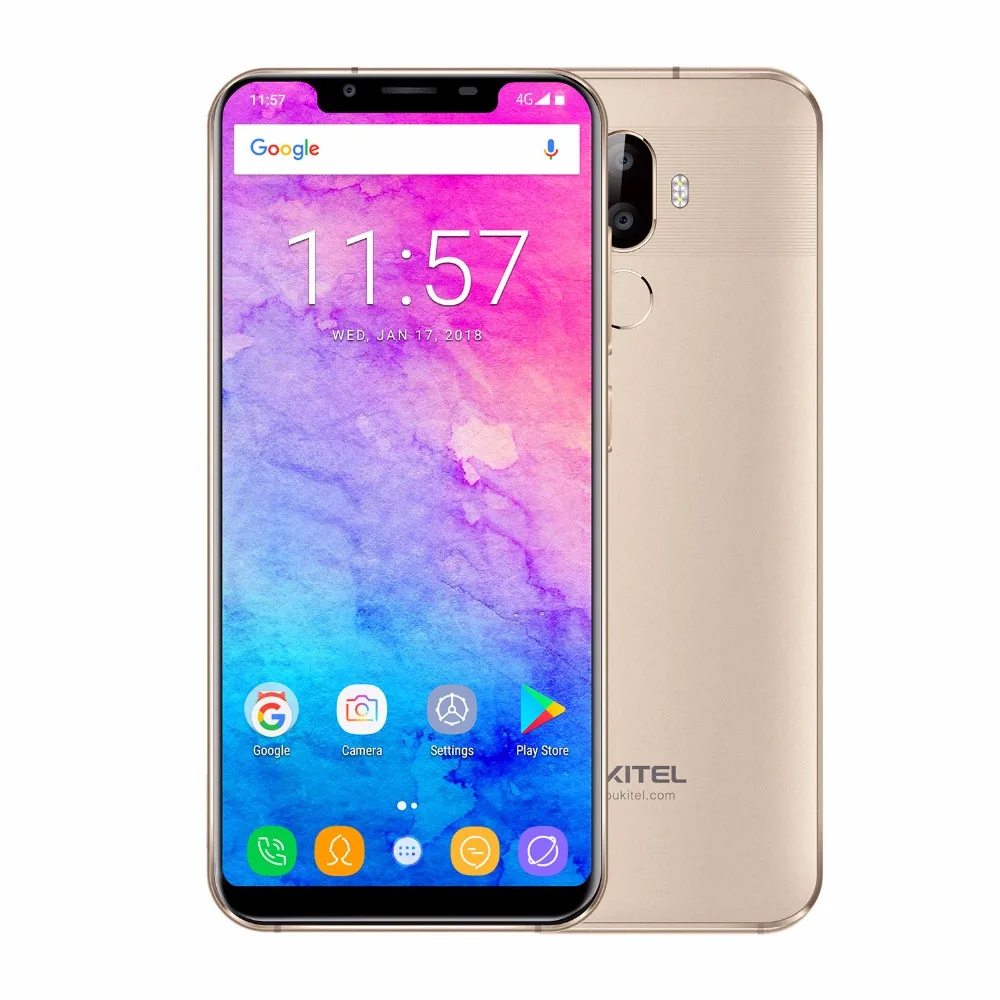 Oukitel U18 5 85 дюймов MTK6750T Восьмиядерный 4 Гб 64 Android7.0 Smartphone3 камера 4000 мАч