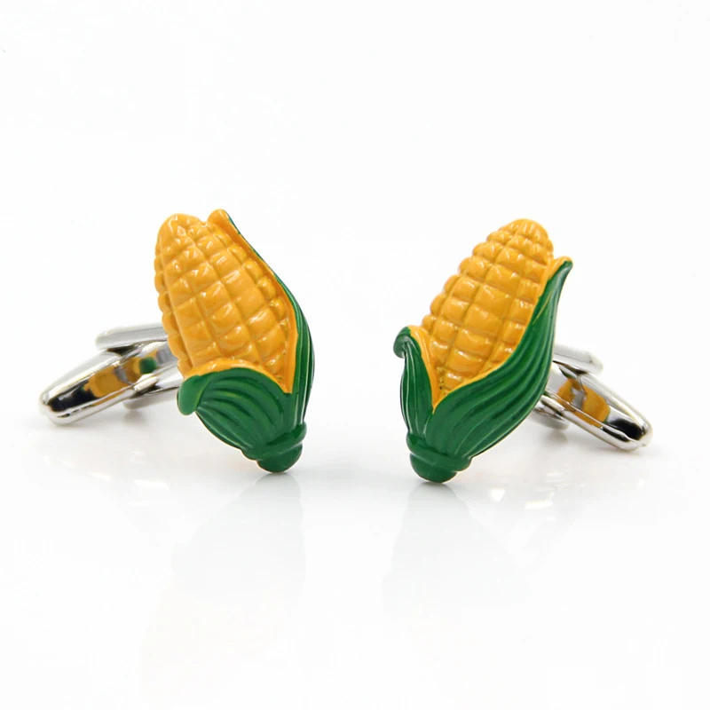 

All Arrive High End France Business Corn Cufflinks Cute Custom Men Cufflinks For Men Women High Quality Cuff Links
