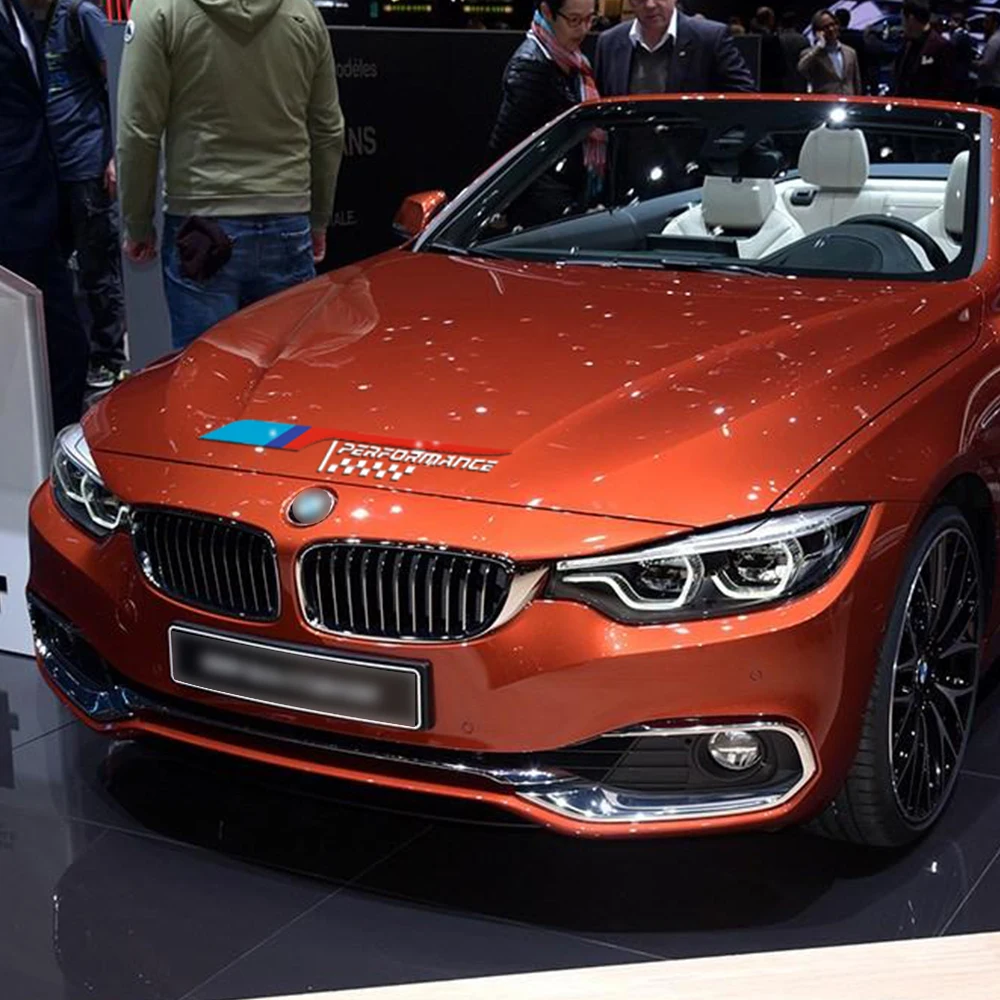 Автомобильная наклейка на крышку капота двигателя Новинка 2018 г. M характеристики