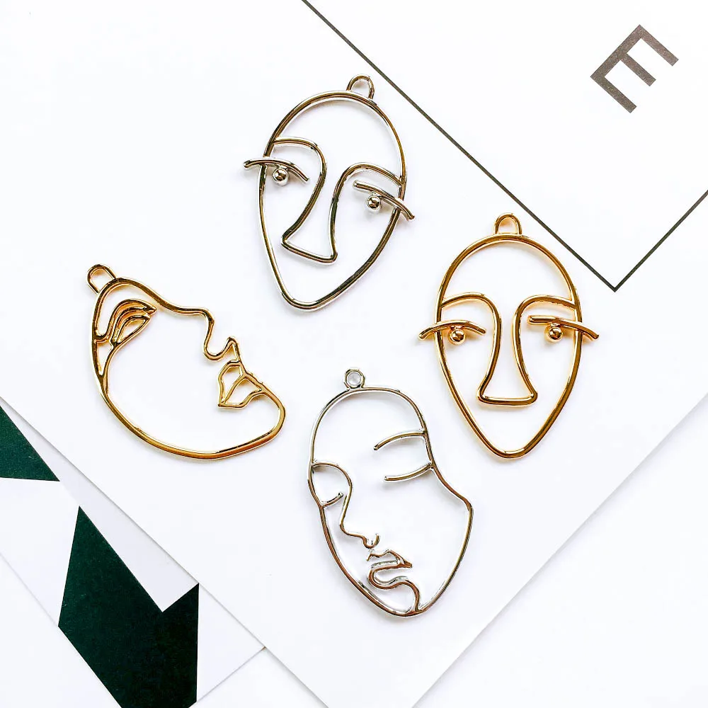 6 шт. позолоченные серьги подвески серебряного цвета|earring accessories|diy materialsaccessories jewelry