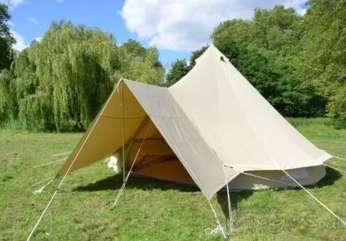 3 м/4 м/5 м/6 м Glamping bell палатка хлопок холст Роскошная семейная палатка с брезентом