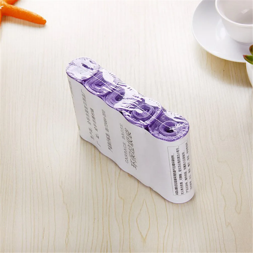 Толстые кухонные мусорные мешки хорошего качества 5 шт./рулонов мусорное ведро