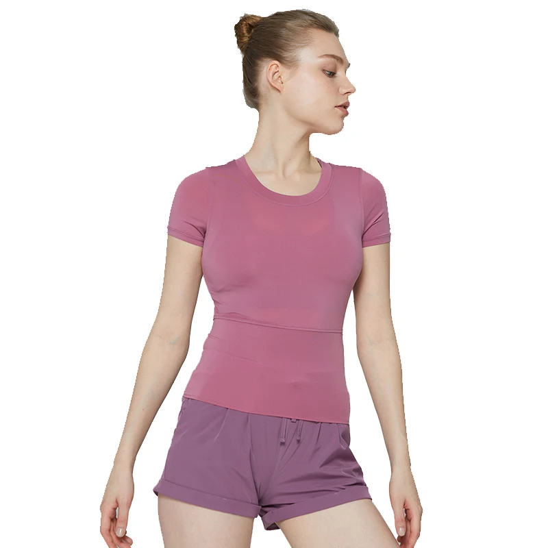 SYPREM Women Women's Basic Round Collar Body Fit Workout& Sports Top Tshirt vest High Elastic Pilates tanks Brand,tx181004