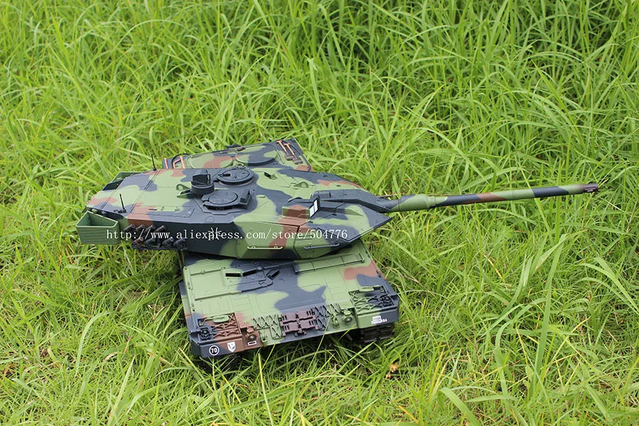 6,0 издание, инфракрасная боевая система, 1:16, немецкий леопард, 2A6, пульт дистанционного управления, боевой танк 3889-1 HL 2,4G Pro Edition, Радиоуправляемый танк