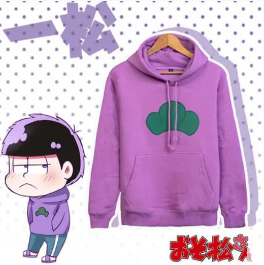 Новинка аниме Harajuku Matsuno Ichimatsu Osomatsu-san куртки Osomatsu San Толстовка костюмы для косплея