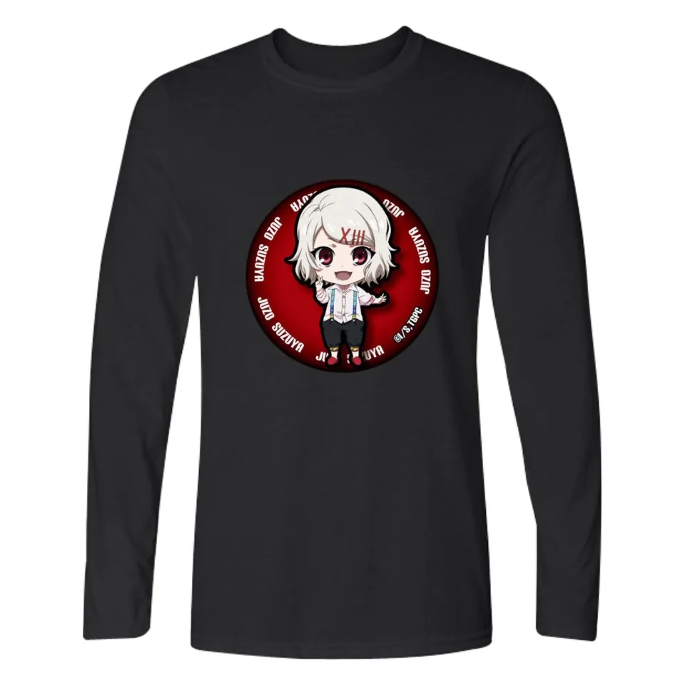 Кен канеки в аниме Токийский Гуль Футболка Горячая Мужская спиральная модная