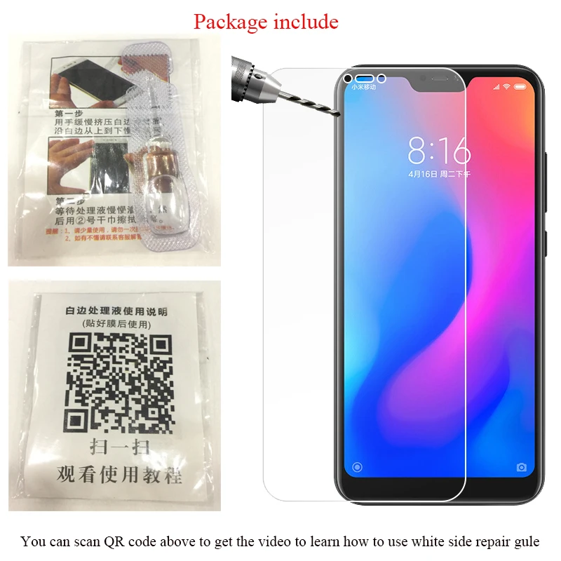 Закаленное стекло для Xiaomi Redmi 5 Plus 6 Pro 4X Y1 Lite Противоударная Защитная пленка экрана