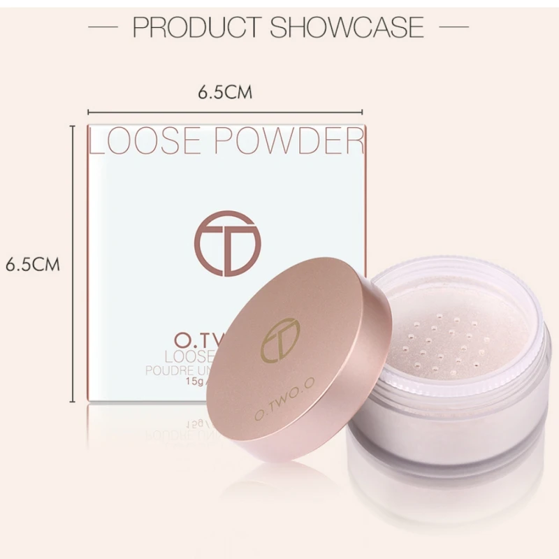 New Brand Smooth Matte Loose Powder With Cosmetic Puff Waterproof Transparent Finishing For Face Finish Setting Makeup |