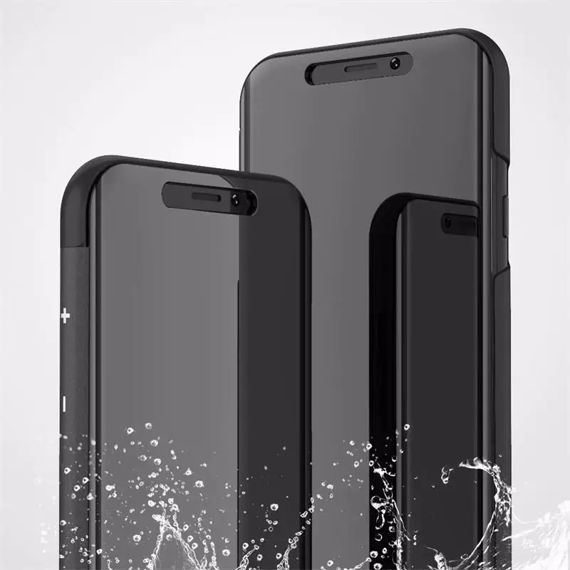 Роскошный зеркальный флип чехол для iphone X XS XR 11 Pro Max 6 6s 7 8 Plus Fundas на 5 5S SE Coque|Бамперы|