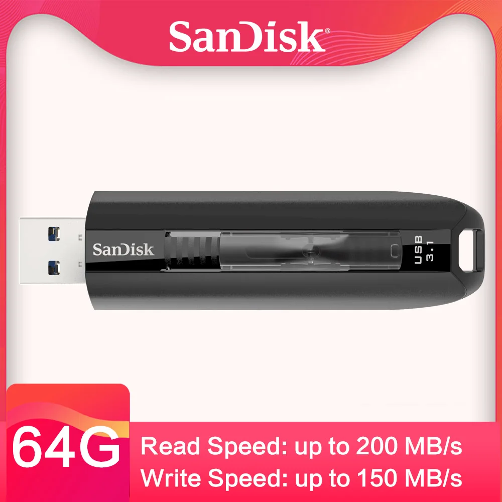Двойной Флеш накопитель SanDisk флеш для экстремальных условий Go USB 3 1 64 Гб usb флешки