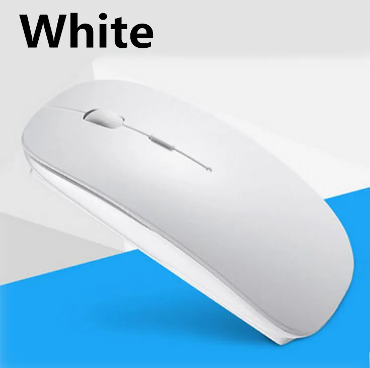 IGRARK Bluetooth Мышь для Macbook Air Pro Retina, для Win10/Mac ноутбука компьютерная беспроводная мышь Бесшумная оптическая игровая Мышь - Цвет: White