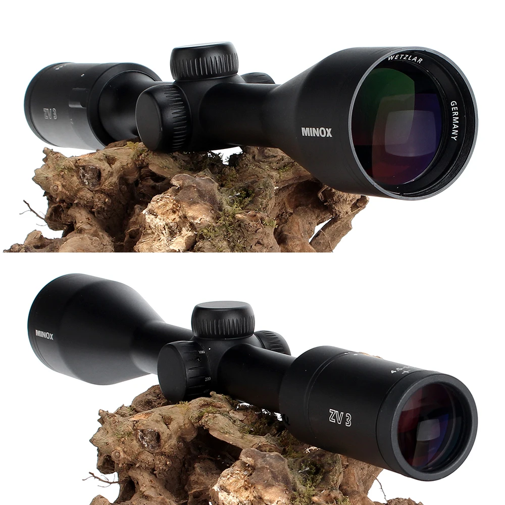MINOX ZV 3 4 5-14X44 тактическая Оптика прицел BDC 400 проволока сетка сторона Параллакс для