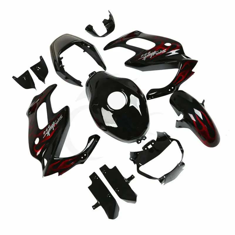 Обтекатель для кузова мотоцикла Красного пламени ABS Honda VTR1000F 1997-2005 ручной работы |