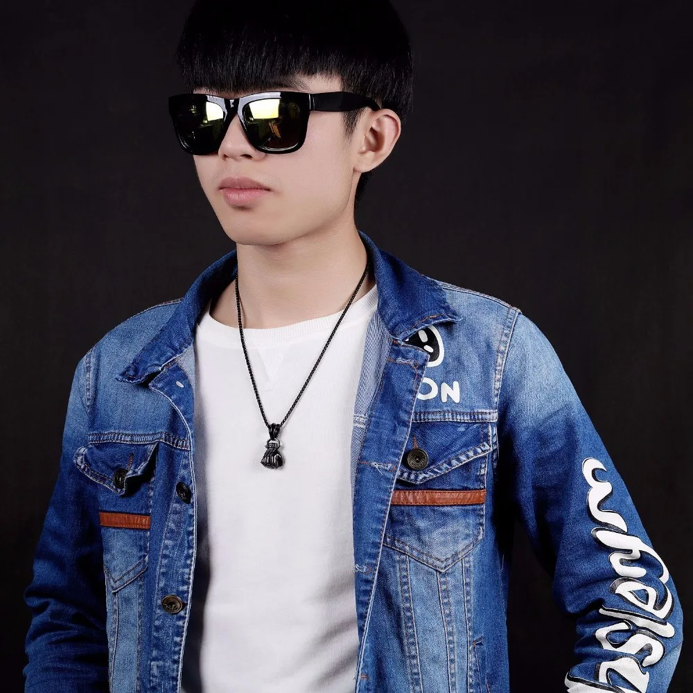 Креативный ретро кулон из титановой стали для фитнеса мужские кулоны с кулоном