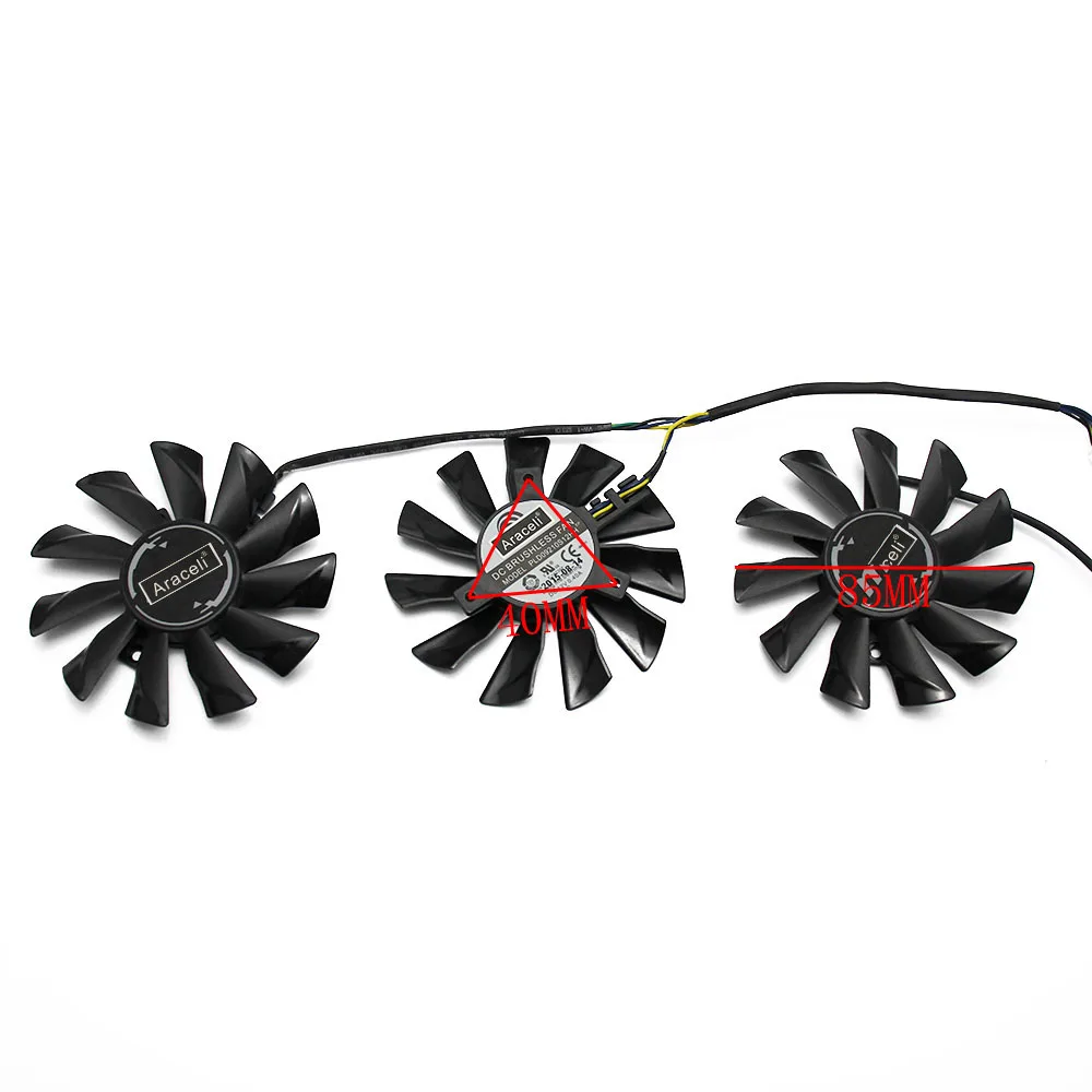 Вентилятор охлаждения PLD09210S12HH 3 шт./лот заменяемый для видеокарт MSI GeForce GTX 1070 1060 1080
