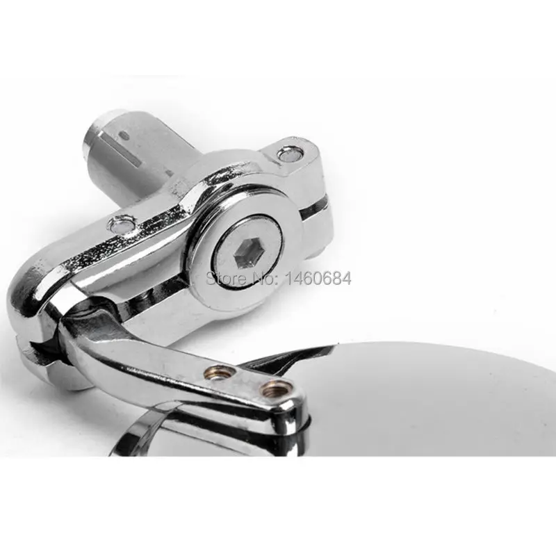 Зеркало заднего вида хромированное 3 дюйма 7/8 дюйма|chopper motorcycle accessories|motorcycle