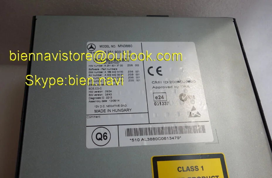 Бесплатная доставка абсолютно новый R300 6 CD Радио/MN3880 для MERCEDES 6CD радио | Автомобили