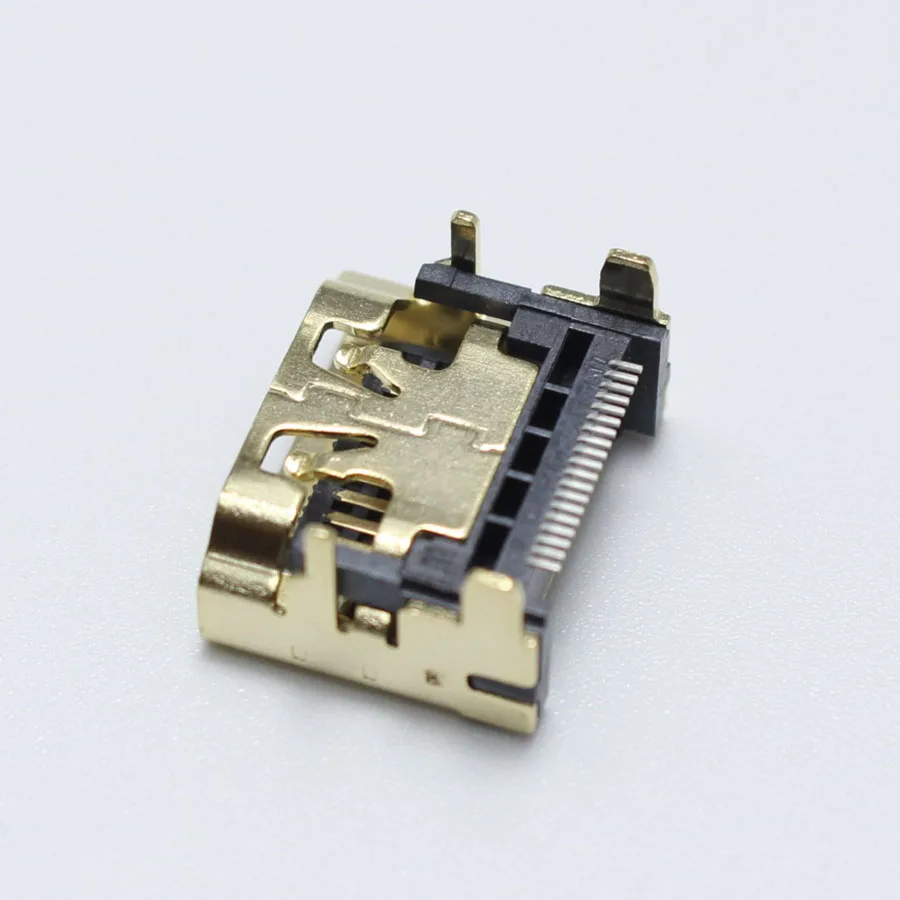 1 шт. DIY HDMI тип A штекер типа мама 19 контактов DIP разъем 4 фута золотой с покрытием|4 pin