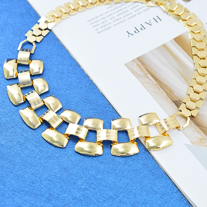 Ювелирные изделия Sunny Jewelry большой ошейник серьги браслет набор ювелирных
