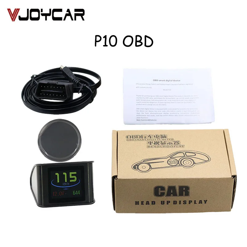 VJOYCAR OBD2 Car HUD Port Head Up Display Windows Screen Speed Projector Warning System Windshield 25 | Автомобили и мотоциклы