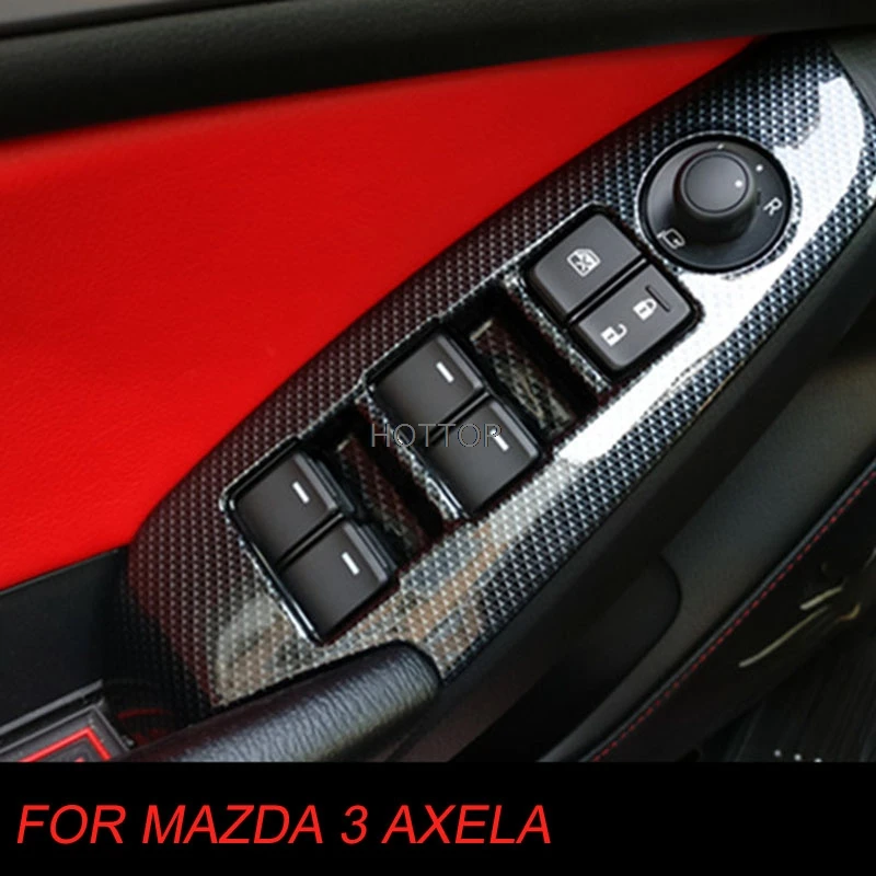 Окна из углеродного волокна Стекло подъемника кнопки включения декоративная