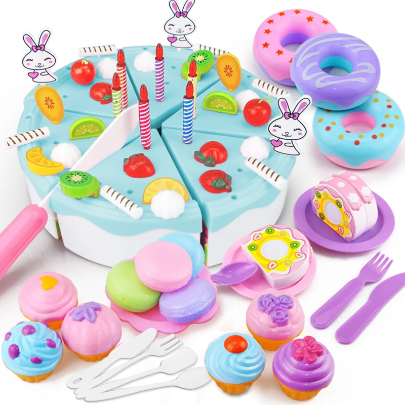 46 67 шт. игрушка для торта на день рождения резки фруктов сделай сам кухонная еда
