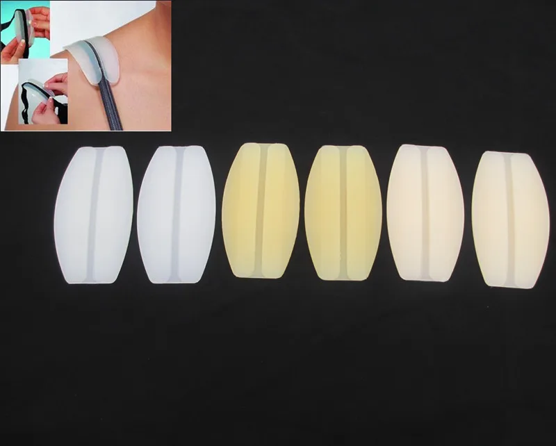 2 шт. удобный силиконовый бюстгальтер с подушками Нескользящие подплечники