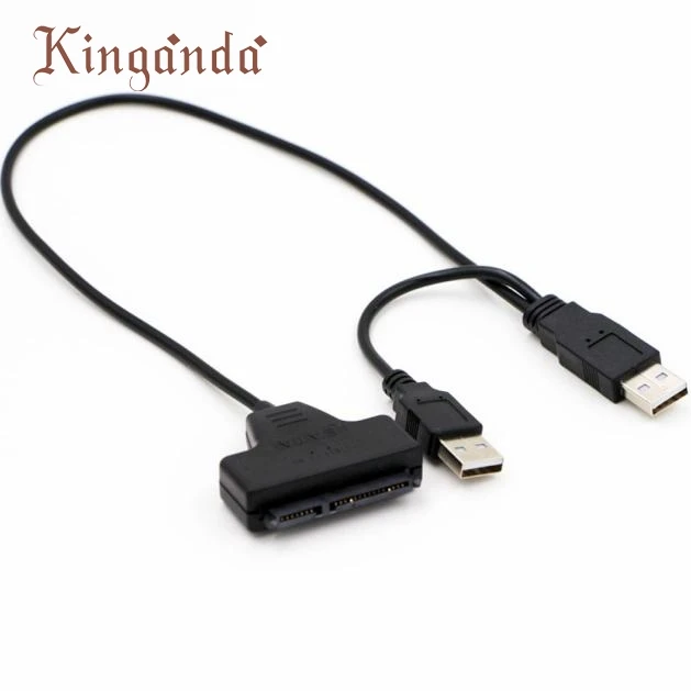 Изящный USB 2 0 SATA 7 + 22 pin к кабель-адаптер для 5 HDD жесткий диск ноутбука JAN30 |