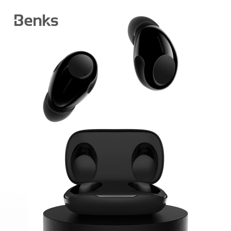 Benks EW03 TWS Bluetooth наушники 3D стерео Беспроводные спортивные с микрофоном громкой