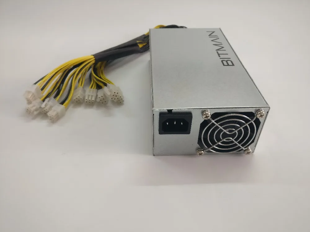 Б/у BITMAIN APW3 1600 Вт BTC LTC DASH ETH Miner источник питания для ANTMINER S9 S9i S9j T9+ Z9 Mini DR3 L3+ E3 X3 A9 Baikal X10 PSU