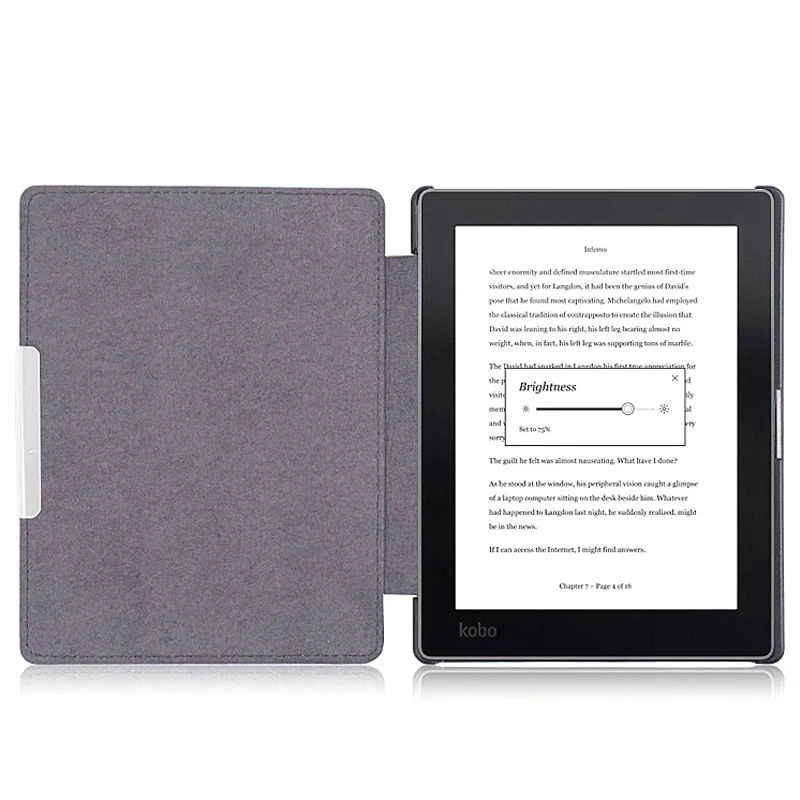 Smart Flip Case for Kobo Aura N514 2013 6 inch PU Leather Cover eBook Reader Protective Shell + Screen Protector Film | Компьютеры и