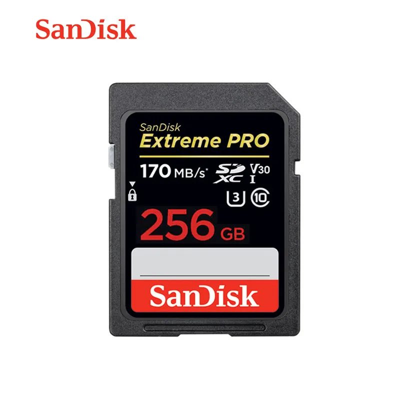 170mbs-256gb SANDISK Экстремальный PRO SDHC и SDXC UHS-I Карта sandisk Экстрим pro карта sdxc sdhc uhs-i карта памяти SD визитные карты gopro kart - Емкость: 170mbs-256gb