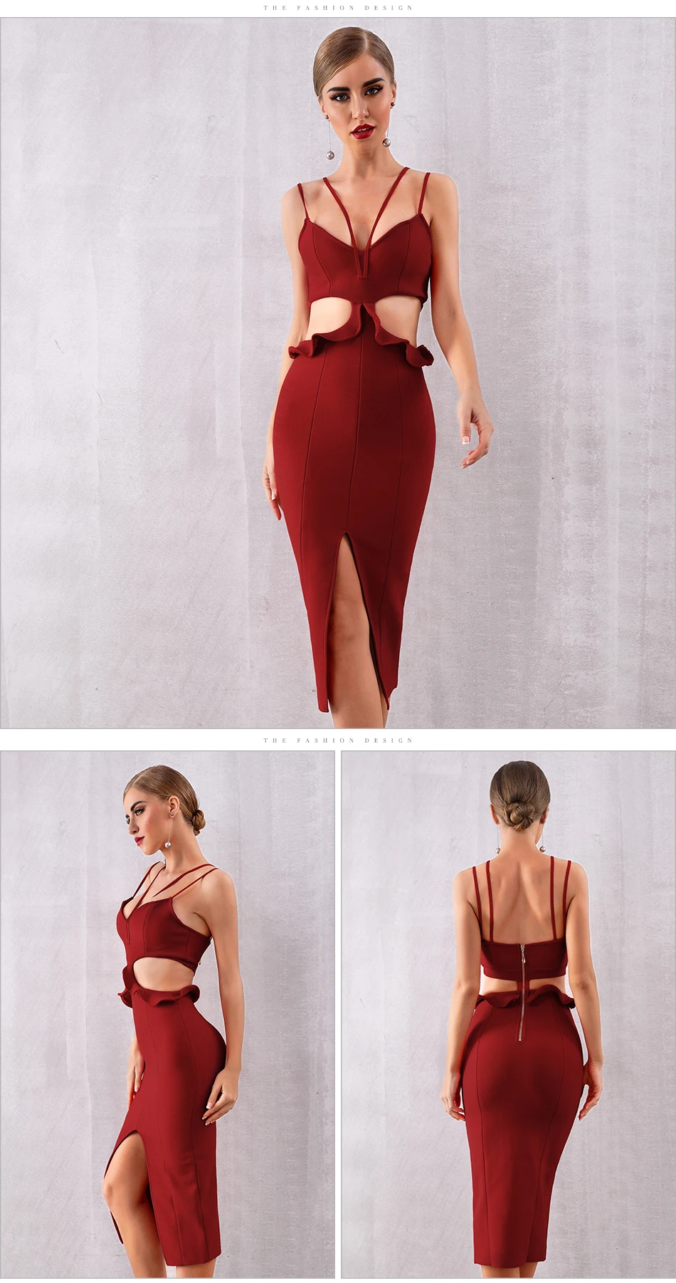 ADYCE новое летнее женское Бандажное платье Vestido, сексуальное платье без рукавов на бретельках с рюшами, Клубное платье миди, вечерние платья знаменитостей