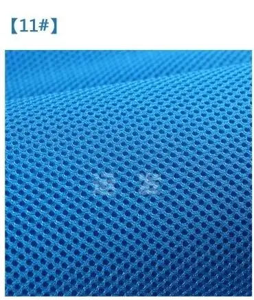 11 DarkBlue 3D Воздушная Прокладка сэндвич-сетка ткань PET Hygrolon тяжелое сиденье Чехол Мягкая Толстая дышащая спортивная одежда 155 см ширина 230 г/м2 Толщина 3 мм - Цвет: 11 DarkBlue