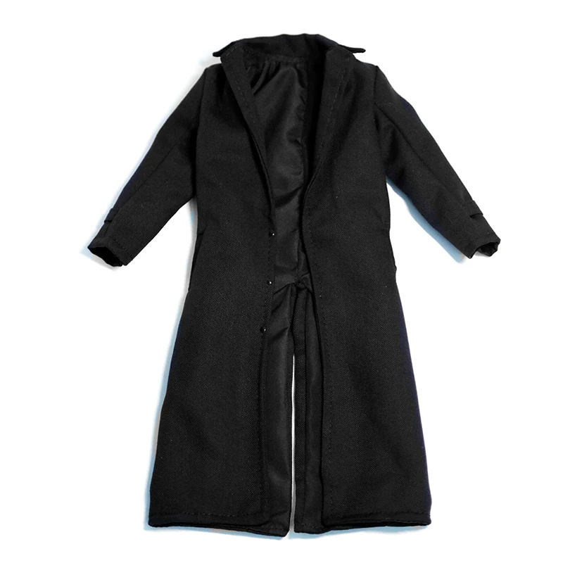 coat 1/6 модная ветровка для мальчиков, Мужская Черная куртка, Мужская Черная куртка, одежда для 12 дюймов, фигурки, куклы, игрушки - Цвет: coat