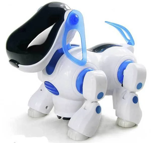 2020 Amazing Robot Dog Lovely Music Shine Intelligent Electronic Walking Puppy Action Toy Pet Kids Baby with Lig |