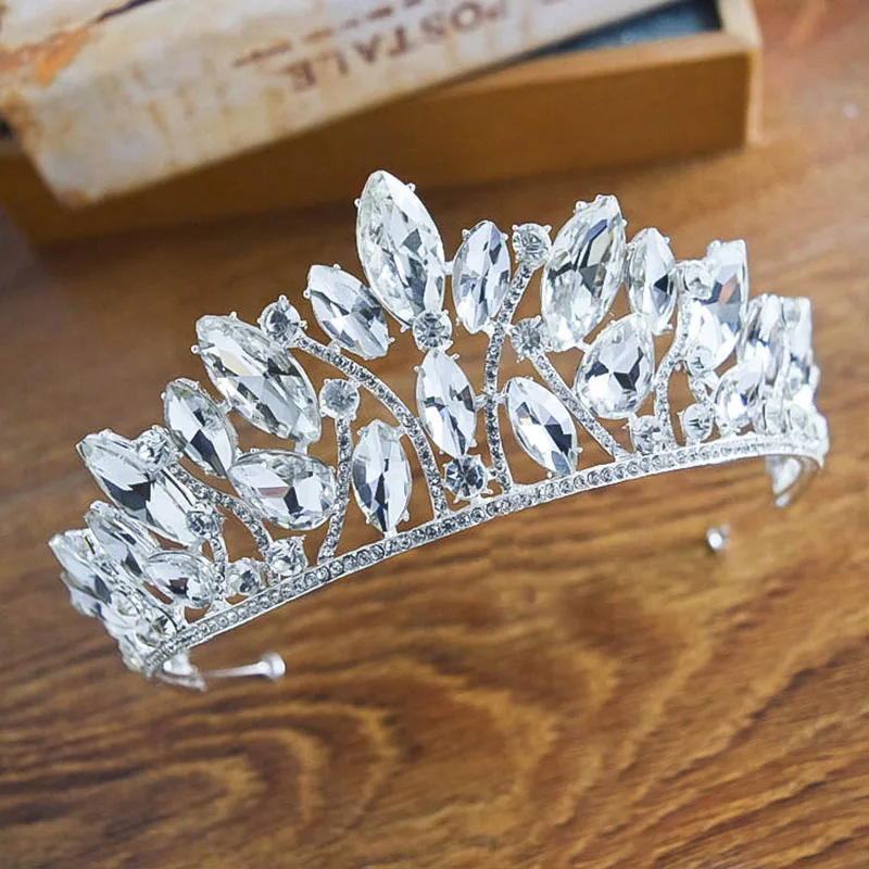 Диадема для волос HG059 модная роскошная свадебная с кристаллами|Украшения волос| |