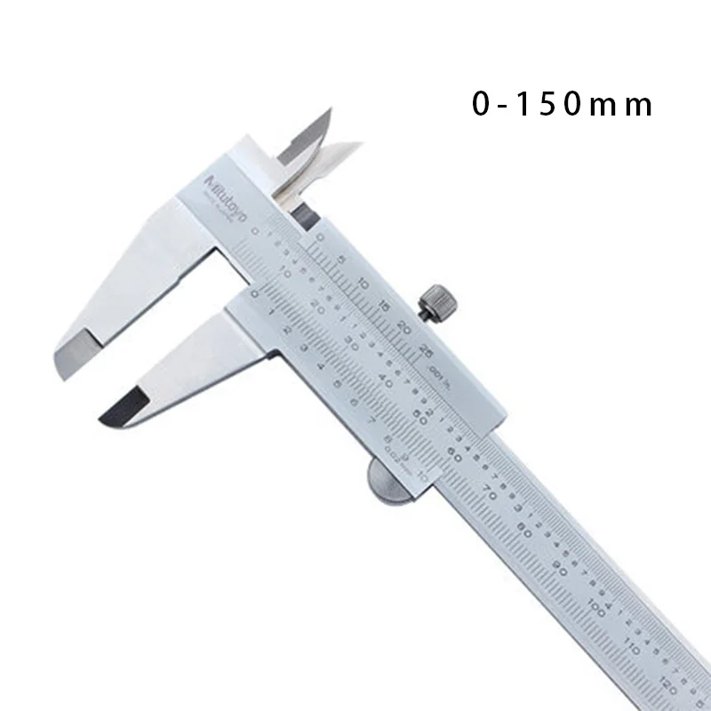 0-150mm 1 шт. Mitutoyo штангенциркуль 0-150 0-200 0,02 точность микрометра измерительный из нержавеющей стали Mitutoyo калибровочного инструмента - Цвет: 0-150mm